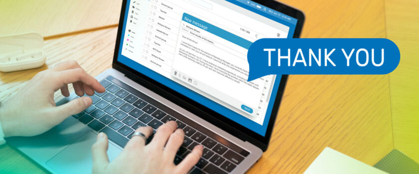 thank you emails after an interview