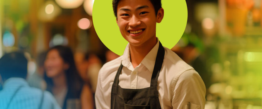 Seasonal job waiter